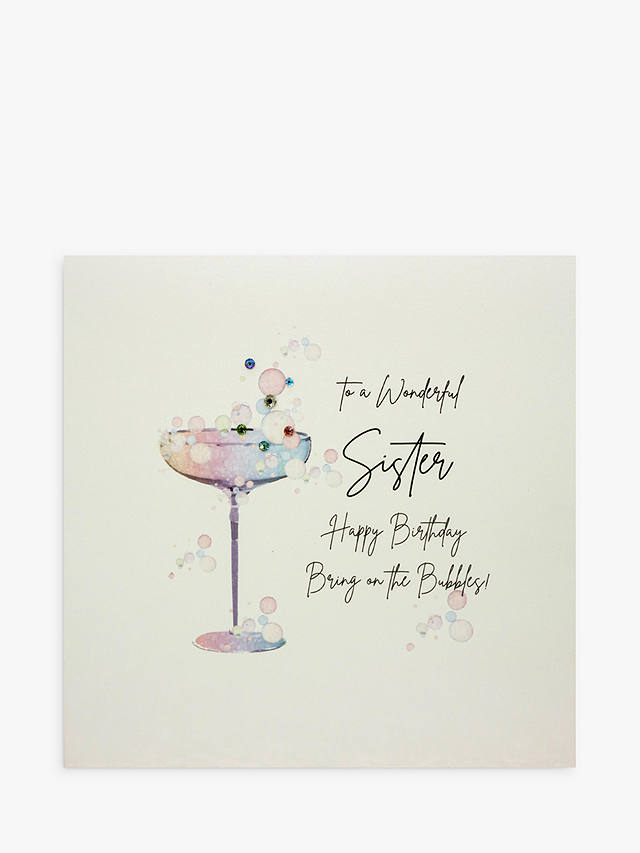 Five Dollar Shake Cocktail Wonderful Sister Birthday Card