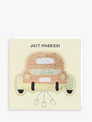 Redback Cards Car Wedding Day Card
