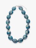 John Lewis & Partners Marble Effect Statement Necklace