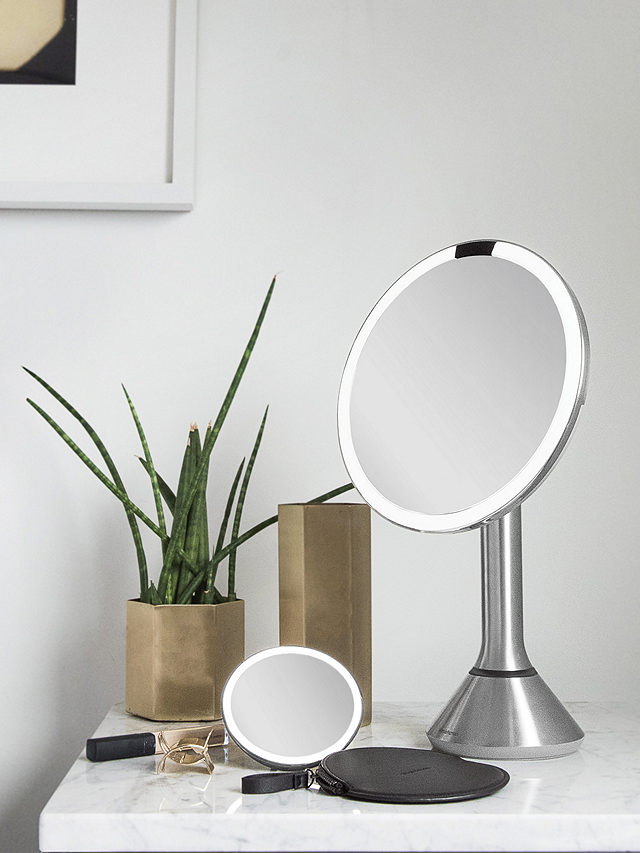 simplehuman Sensor Mirror, Grey Silver
