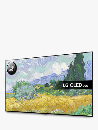 LG OLED65G16LA (2021) OLED HDR 4K Ultra HD Smart TV, 65 inch with Freeview Play/Freesat HD, Dolby Atmos & Gallery Design, Dark Silver