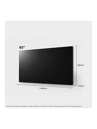 LG OLED65G16LA (2021) OLED HDR 4K Ultra HD Smart TV, 65 inch with Freeview Play/Freesat HD, Dolby Atmos & Gallery Design, Dark Silver