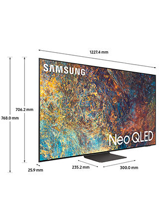 Samsung QE55QN95A (2021) Neo QLED HDR 2000 4K Ultra HD Smart TV, 55 inch with TVPlus/Freesat HD, Black