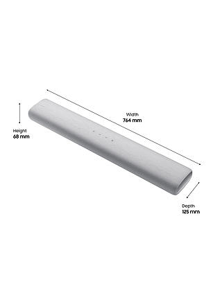 Samsung HW-S61A Bluetooth Wi-Fi All-In-One Compact Soundbar, Grey