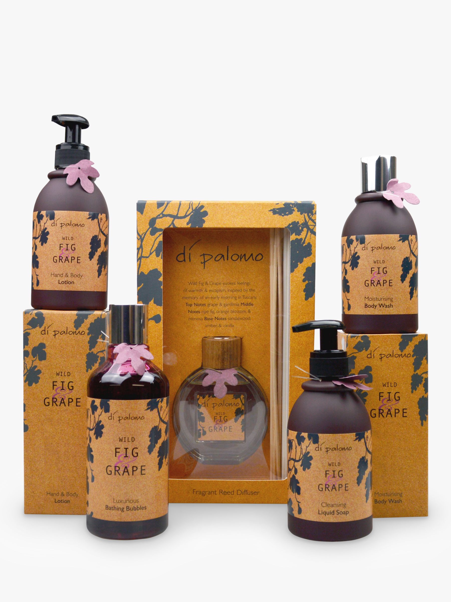 Di Palomo Bathroom Essenziale Fig and Grape Bodycare Gift Set 1