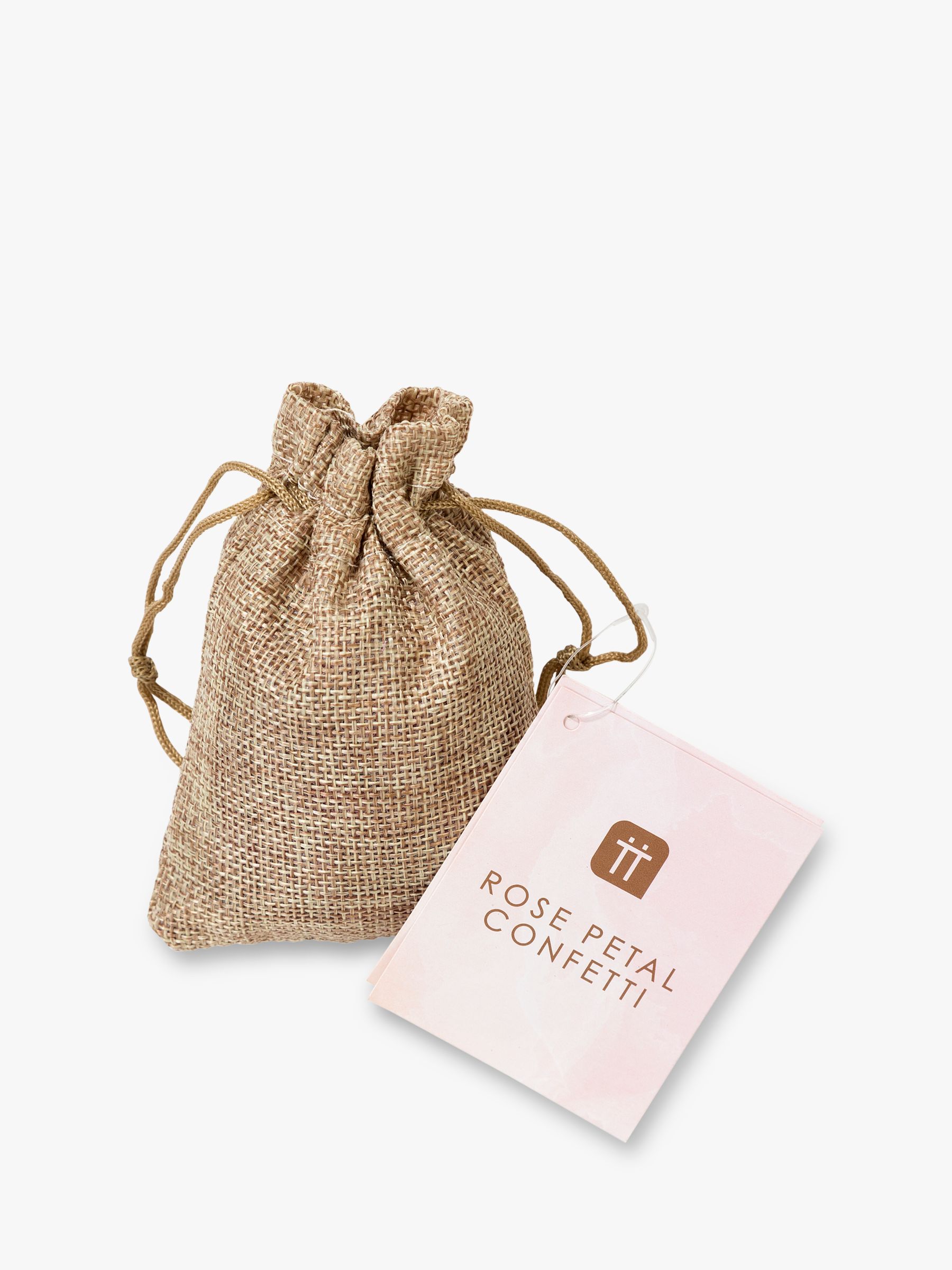 Biodegradable Dried Real Petal Confetti Sachet, Love Is In The Air