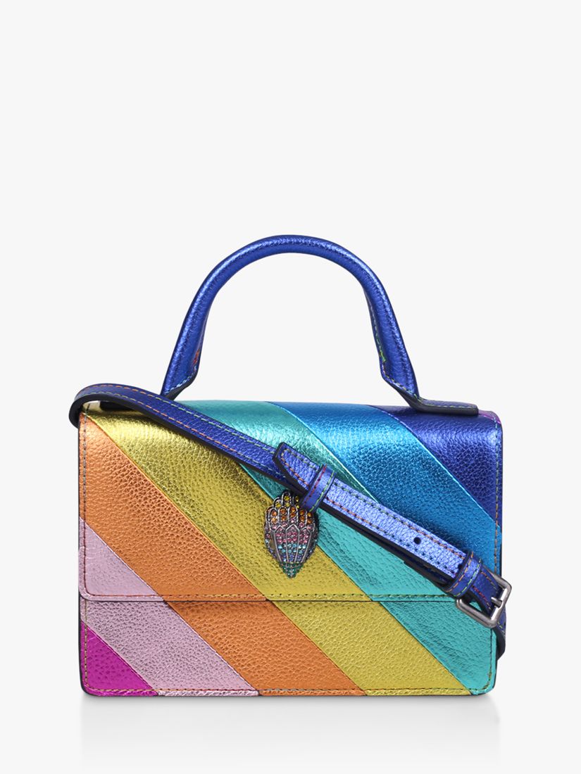 Kurt Geiger London Shoreditch Mini Rainbow Leather Cross Body Bag ...