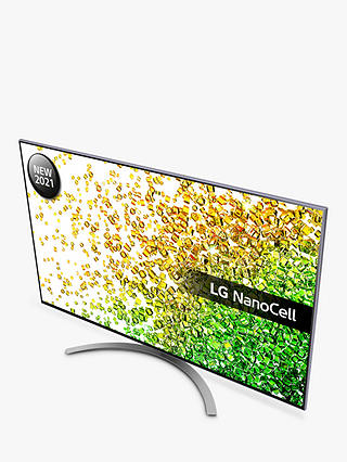LG 50NANO866PA (2021) LED HDR NanoCell 4K Ultra HD Smart TV, 50 inch with Freeview Play/Freesat HD & Dolby Atmos, Dark Steel Silver