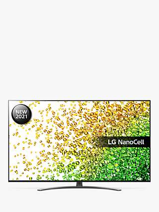 LG 55NANO866PA (2021) LED HDR NanoCell 4K Ultra HD Smart TV, 55 inch with Freeview Play/Freesat HD & Dolby Atmos, Dark Steel Silver