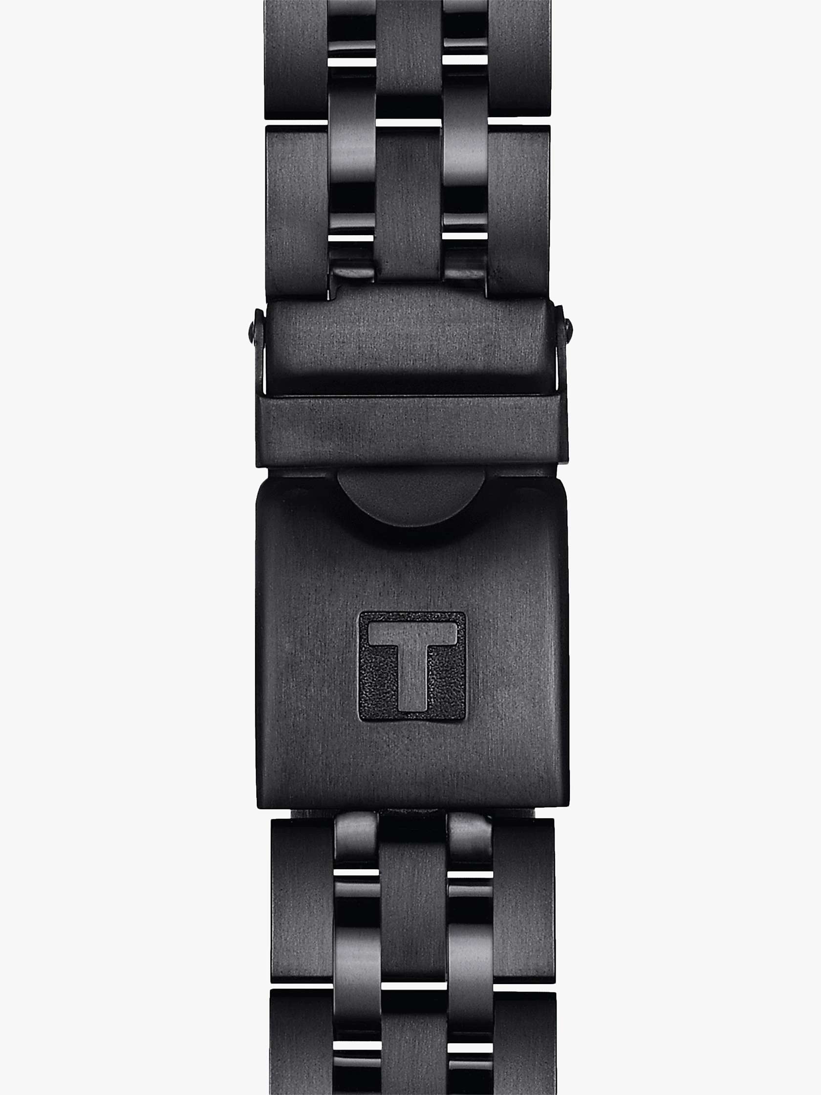 Buy Tissot T1144173305700 Men's PRC 200 Date Chronograph Bracelet Strap Watch, Black Online at johnlewis.com