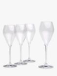 ANYDAY John Lewis & Partners Dine Prosecco Flute, Set of 4, 230ml, Clear