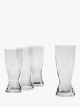 John Lewis ANYDAY Dine Pilsner Beer Glass, Set of 4, 400ml, Clear