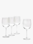 John Lewis ANYDAY Dine Red Wine Glass, Set of 4, 490ml, Clear