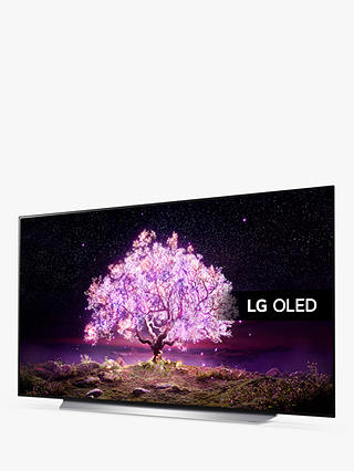 LG OLED77C14LB (2021) OLED HDR 4K Ultra HD Smart TV, 77 inch with Freeview Play/Freesat HD & Dolby Atmos, Black