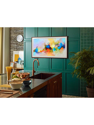 Samsung The Frame 2021 Qled Art Mode Tv With Slim Fit Wall Mount 50 Inch