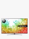 LG 55NANO966PA (2021) LED HDR NanoCell 8K Ultra HD Smart TV, 55 inch with Freeview Play/Freesat HD & Dolby Atmos, Dark Steel Silver