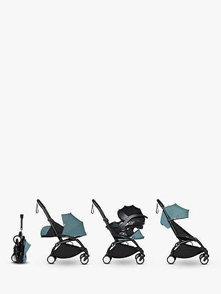 BABYZEN YOYO² Chassis & Colour Pack Bundle, Black/Aqua