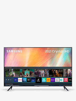 Samsung UE50AU7100 (2021) HDR 4K Ultra HD Smart TV, 50 inch with TVPlus, Black