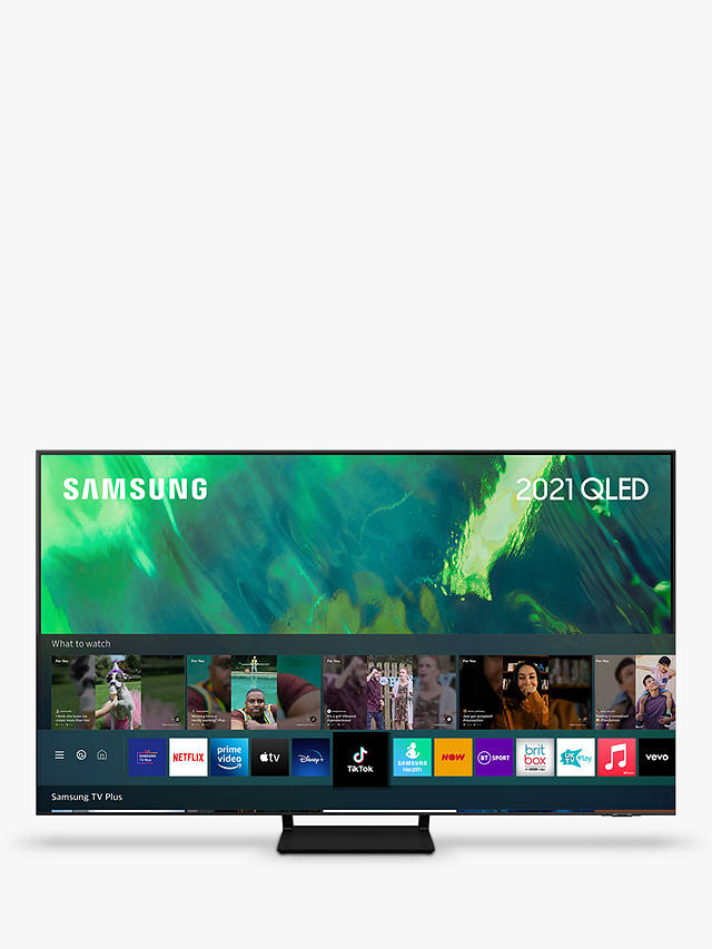 Samsung QE65Q70A (2021) QLED HDR 4K Ultra HD Smart TV, 65 inch with TVPlus/Freesat HD, Black