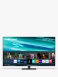 Samsung QE65Q80A (2021) QLED HDR 1500 4K Ultra HD Smart TV, 65 inch with TVPlus/Freesat HD, Sand Carbon