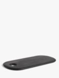 John Lewis Ash Wood Serve Board, 48cm, Black