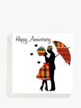 AfroTouch Design Couple Kente Anniversary Card