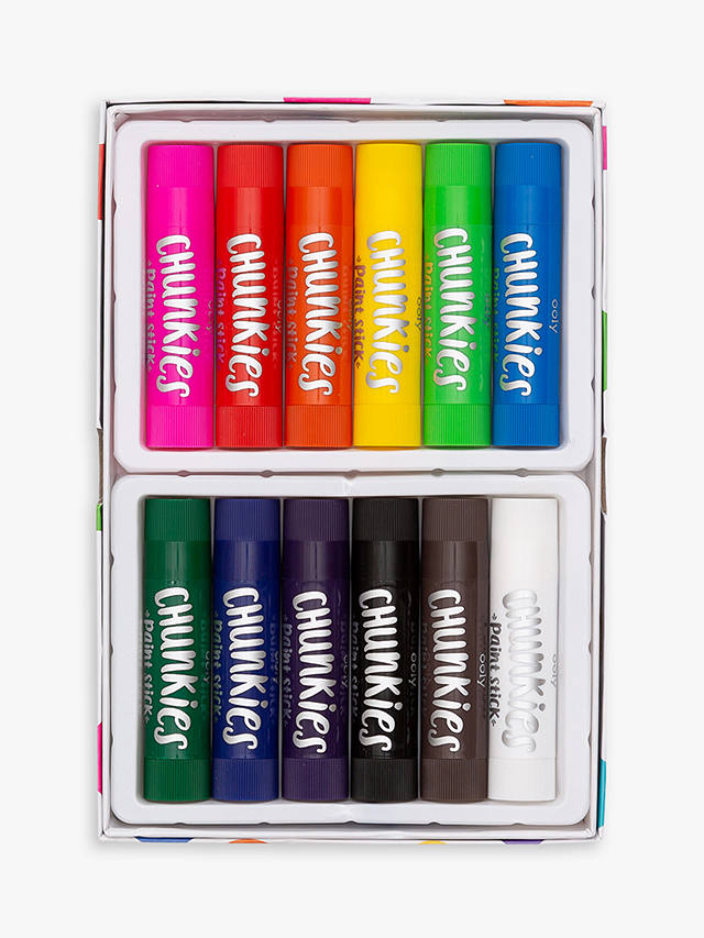 OOLY Chunkies Paint Sticks, Pack of 12
