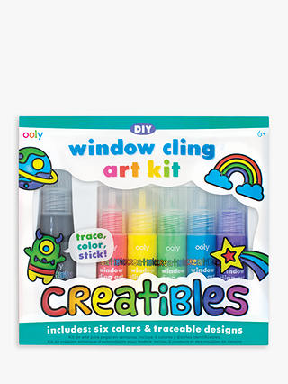 OOLY Creatibles Window Cling Wall Art Pens, Pack of 6