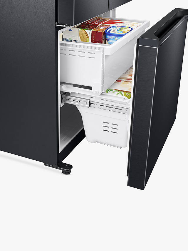 Buy Samsung RF50A5002B1 Freestanding 75/25 French Fridge Freezer, Black Online at johnlewis.com