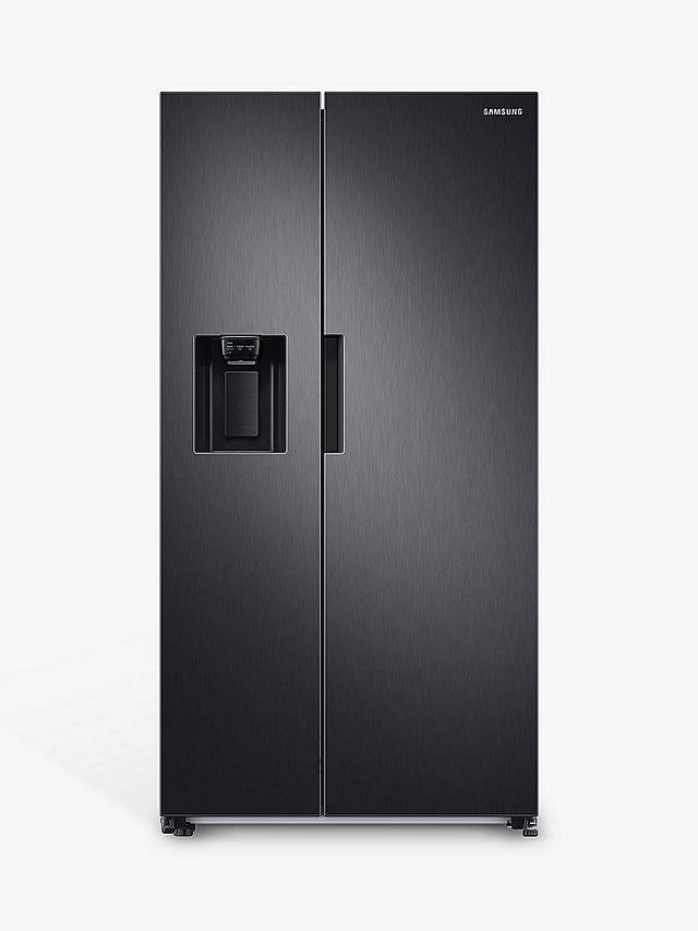 Buy Samsung RS67A8810B1 Freestanding 65/35 American Fridge Freezer, Black Online at johnlewis.com