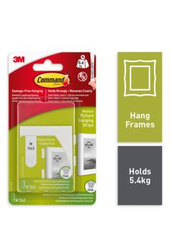 Command Damage-Free Removable Medium Picture Hanging Strips, 3 Pictures