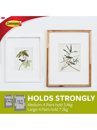 Command Damage-Free Removable Medium & Large Picture Hanging Strips, 6 Pictures