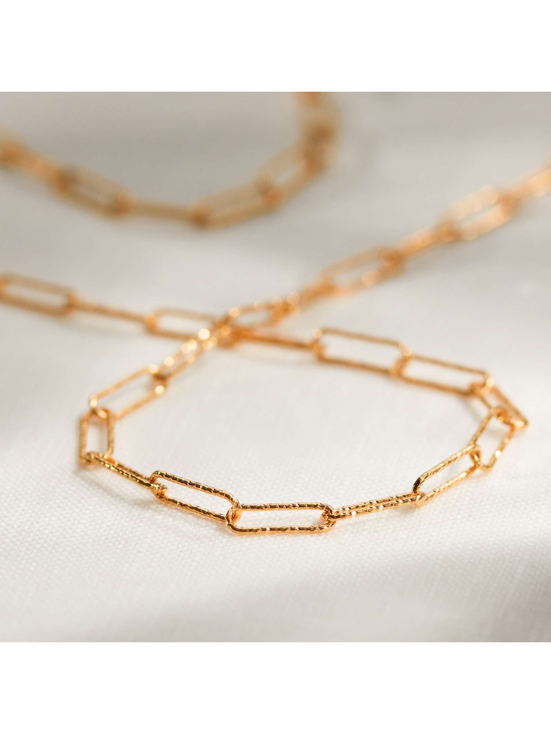 Buy Monica Vinader Alta Textured Chain Bracelet Online at johnlewis.com