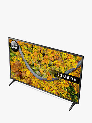 LG 55UP75006LF (2021) LED HDR 4K Ultra HD Smart TV, 55 inch with Freeview Play/Freesat HD, Ceramic Black