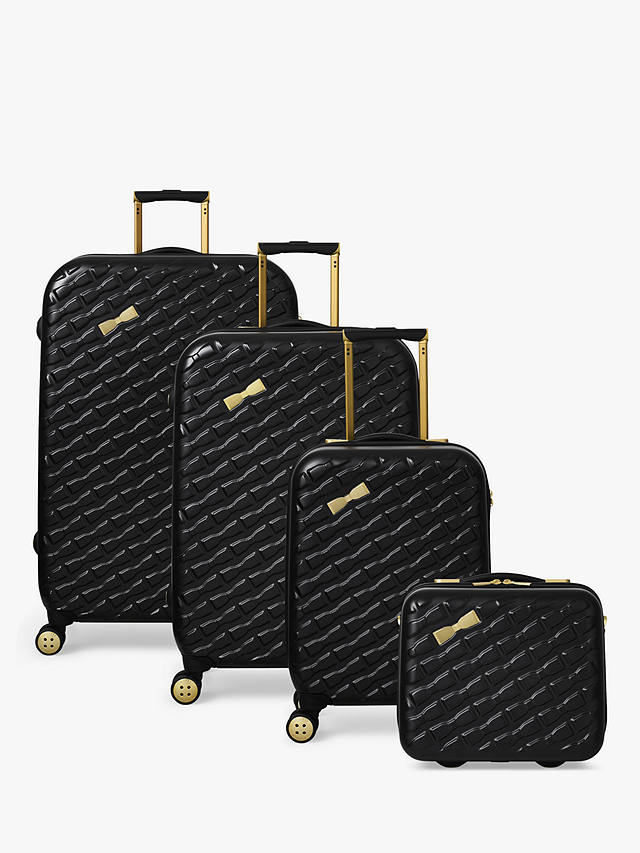 Ted Baker Belle 79cm 4-Wheel Large Suitcase, Black