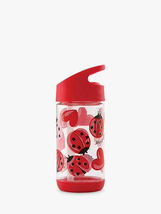 Cath Kids Children's Lovebug Print Drinks Bottle, Pale Rose