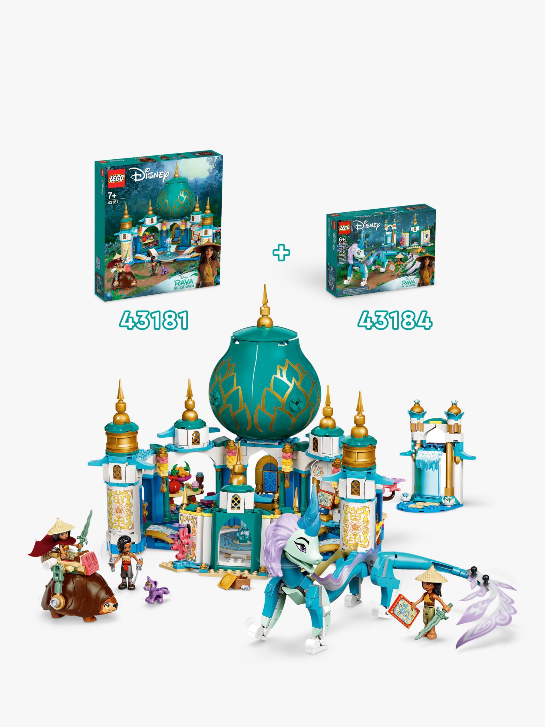 Lego Disney Raya The Last Dragon 43184 Raya And Sisu Dragon