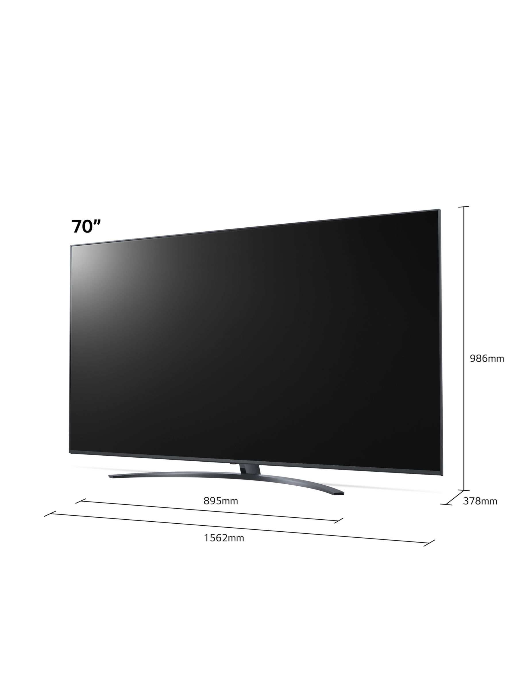 LG 70UP81006LR (2021) LED HDR 4K HD Smart TV, 70 inch with Freeview Play/Freesat