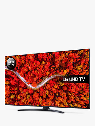 LG 55UP81006LR (2021) LED HDR 4K Ultra HD Smart TV, 55 inch with Freeview Play/Freesat HD, Ashed Blue