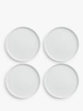 John Lewis ANYDAY Dine Flat Dinner Plate, Set of 4, 26.5cm, White