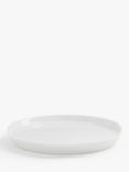 John Lewis Dine Flat Side Plate, Set of 4, 21.5cm, White