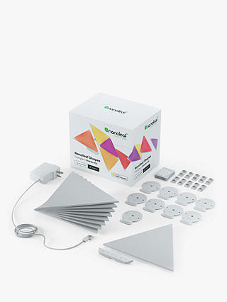 Nanoleaf Shapes Triangle Starter Kit, 9 LED Panels, Multicolour
