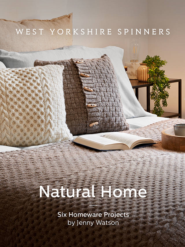West Yorkshire Spinners Natural Home Knitting Pattern Book