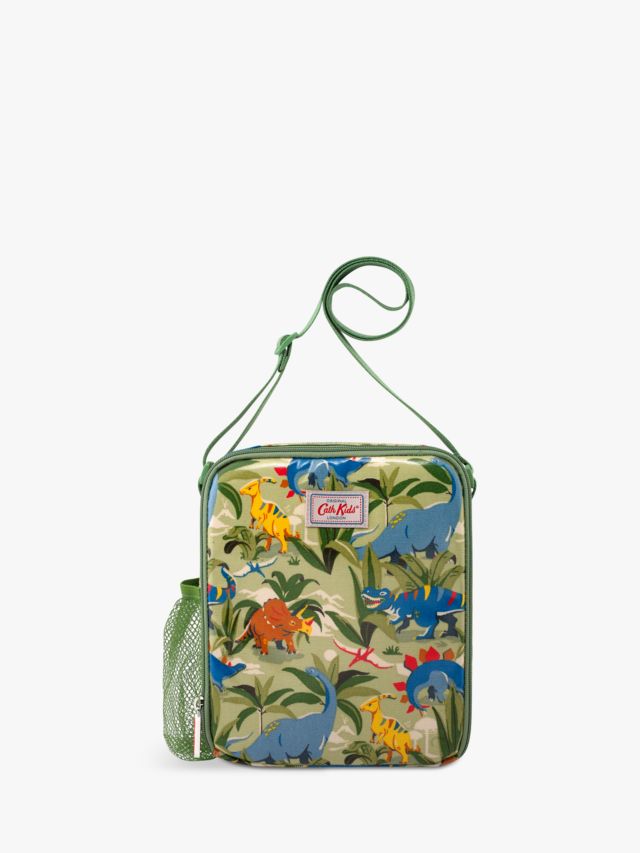 Cath Kids Children s Dinosaur Jungle Print Lunch Bag Green