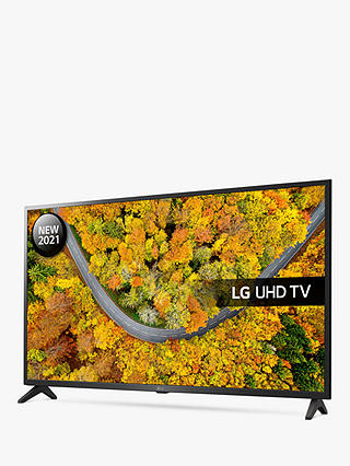 LG 43UP75006LF (2021) LED HDR 4K Ultra HD Smart TV, 43 inch with Freeview Play/Freesat HD, Ceramic Black