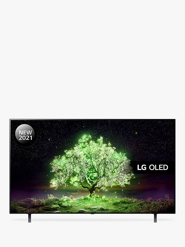 LG OLED55A16LA (2021) OLED HDR 4K Ultra HD Smart TV, 55 inch with Freeview Play/Freesat HD & Dolby Atmos, Black