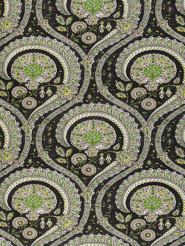 Nina Campbell Les Indiennes Furnishing Fabric, Green