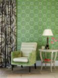 Nina Campbell Les Indiennes Furnishing Fabric, Green