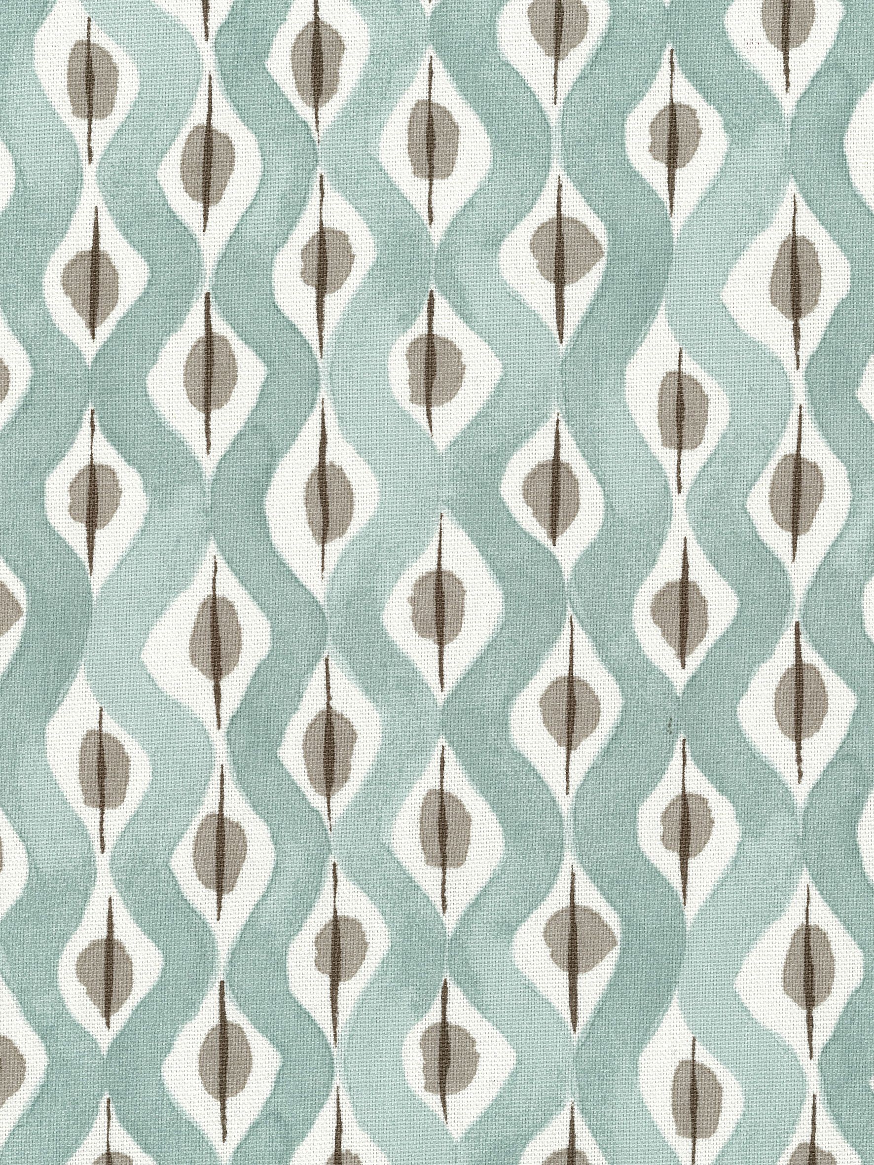 Nina Campbell Beau Rivage Furnishing Fabric, Duck Egg/Taupe
