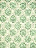 Nina Campbell Marguerite Furnishing Fabric, Green/Ivory